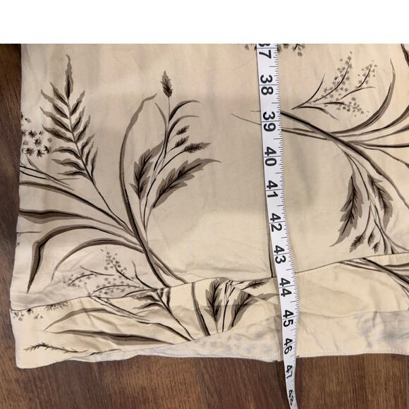 BURU Puff Sleeve Hampton Dress in Neutral Botanical Print Size Small - Picture 7 of 8